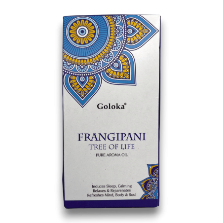 Aceite Aromático Esencia de Frangipani GOLOKA Frangipani Tree of Life - 10ml.