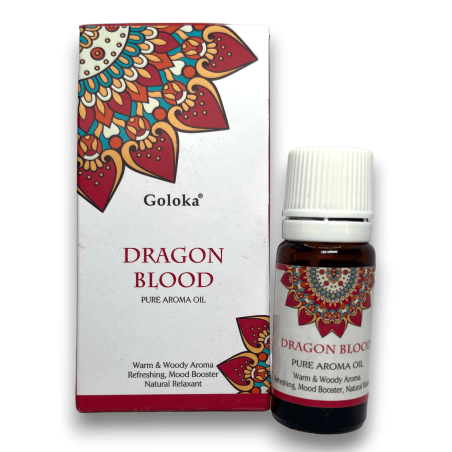 Olio aromatico all'essenza di sangue di drago GOLOKA - 10 ml.