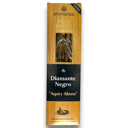 Buena Onda Wierook Palo Santo met Black Diamond Wierook Aromanza Argentina Hier en Nu - 8 dikke stokjes