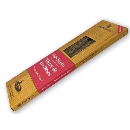 Good Wave Palo Santo Räucherstäbchen mit Nektar der Götter Divine Connection Räucherstäbchen Aromanza - 8 Stäbchen - Iluminarte 