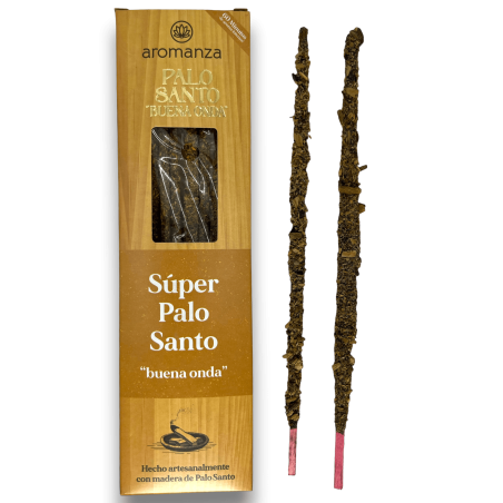 Encens Bonne Vague Super Palo Santo Encens Aromanza - 8 bâtonnets - Iluminarte Argentina