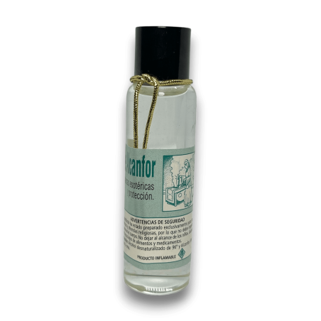 Alcohol de Alcanfor Para limpiezas esotéricas y protección 15ml.