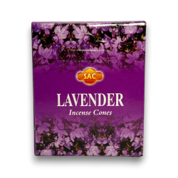 Conuri de tămâie SAC Lavanda - 1 cutie de 10...