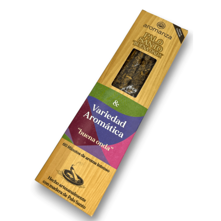 Encens Bona Onda Pal Sant Varietat Aromàtica Mix Encens Aromanza - 8 varetes - Il·luminar-te Argentina