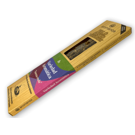 Encens Bona Onda Pal Sant Varietat Aromàtica Mix Encens Aromanza - 8 varetes - Il·luminar-te Argentina