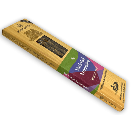 Encens Bona Onda Pal Sant Varietat Aromàtica Mix Encens Aromanza - 8 varetes - Il·luminar-te Argentina