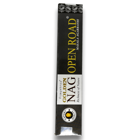 Incienso Abre Caminos GOLDEN NAG Open Road Vijayshree Fragance - 1 Cajetilla de 15gr.