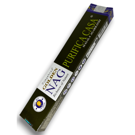 Incienso Purifica Casa GOLDEN NAG Purify House Vijayshree Fragrance - 1 Cajetilla de 15gr.
