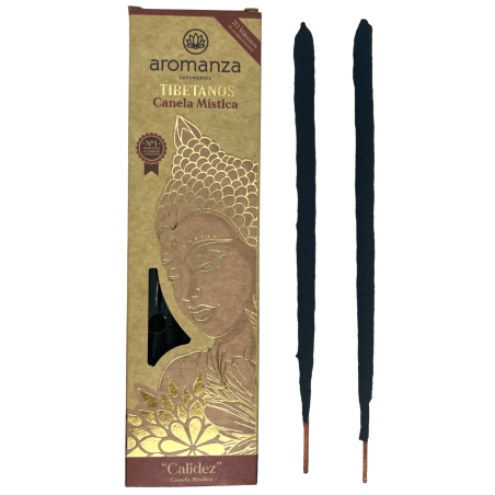 Encens Tibétain Cannelle Chaleur Mystique Encens Aromanza Argentina - Encens fait main 8 bâtonnets extra épais