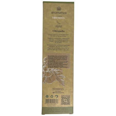 Tibetische Räucherstäbchen Anti Mücken Citronella Räucherstäbchen Aromanza Argentinien - Handgemachte Räucherstäbchen 8 extra di