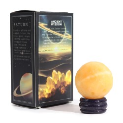 Jade Jaune Saturne Planète sur pierre solaire...
