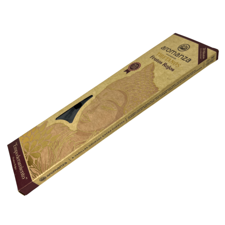 Incenso Tibetano Frutas Vermelhas Empoderamento Incenso Aromanza Argentina - Incenso artesanal 8 bastões extra grossos