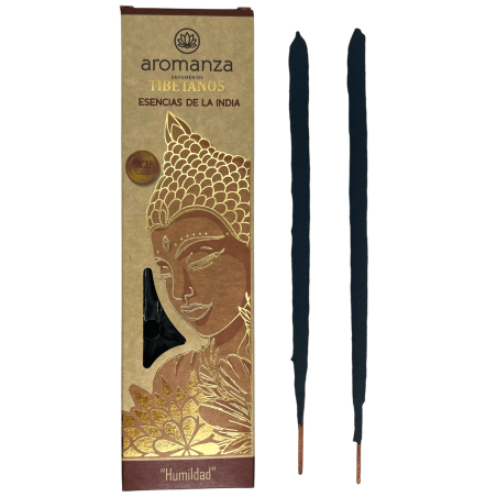 Tibetische Räucherstäbchen Essenz Indiens Demut Weihrauch Aromanza Argentinien - Artisan Räucherstäbchen 8 extra dicke Stäbchen