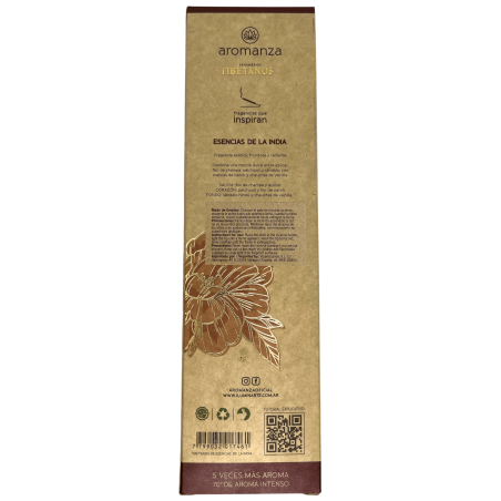 Tibetische Räucherstäbchen Essenz Indiens Demut Weihrauch Aromanza Argentinien - Artisan Räucherstäbchen 8 extra dicke Stäbchen