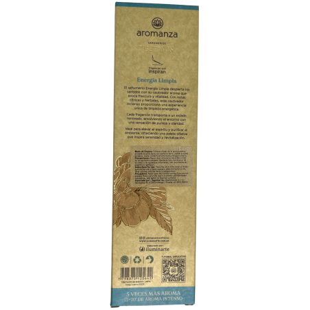 Incienso Tibetano Energía Limpia Limpieza Energética Inciensos Aromanza Argentina - Sahumerio artesanal 8 varillas extra