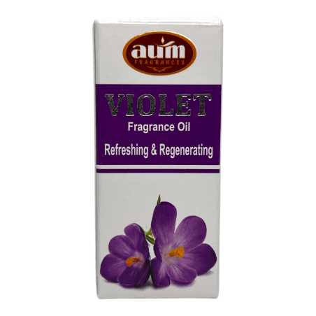 Aceite de Fragancia Violeta AUM FRAGRANCES Refrescante y Regenerativo 10ml.