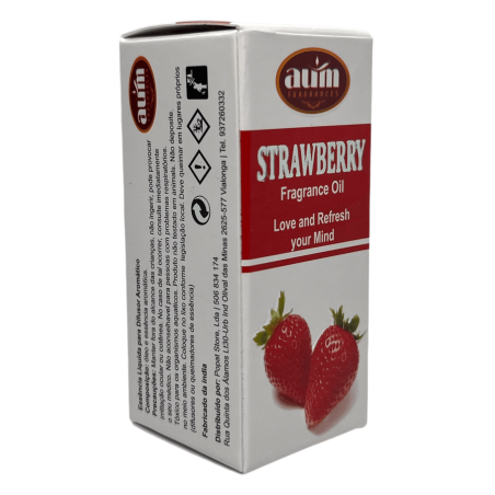 Aceite de Fragancia Fresa AUM FRAGRANCES Amor y Refresca la mente 10ml.