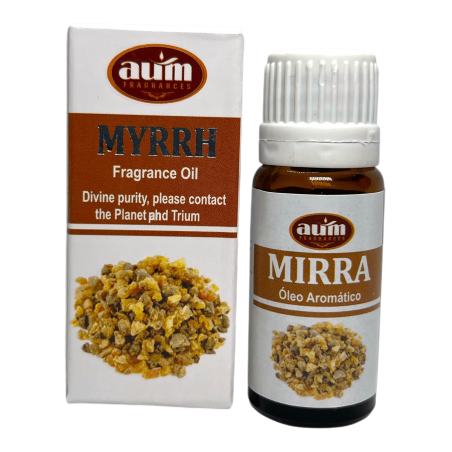 Mirre geurolie AUM FRAGRANCES Goddelijke zuiverheid, contact met de planeet en triomf 10ml.