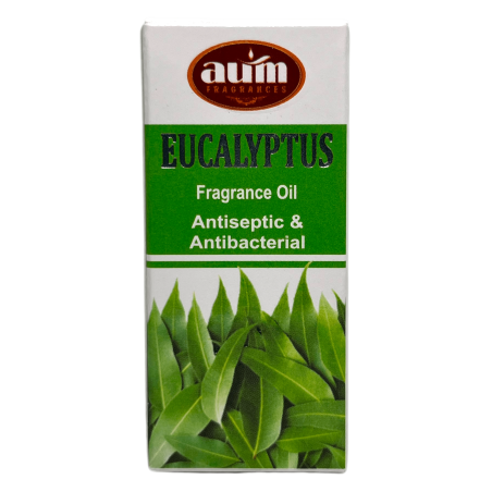Aceite de Fragancia Eucalipto AUM FRAGRANCES Antiséptico y Antibacteriano 10ml.