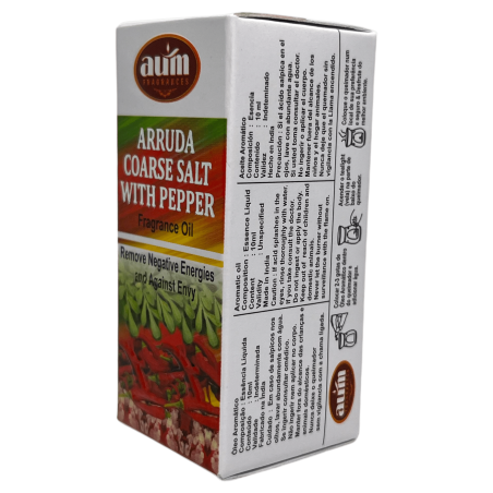 Rue Doftolja, Grovt Salt och Peppar AUM DOFTER Eliminerar negativ energi och Mot Avund 10ml.