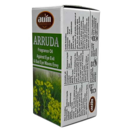 Aceite de Fragancia Ruda AUM FRAGRANCES Contra el mal de ojo y las vibraciones negativas 10ml.