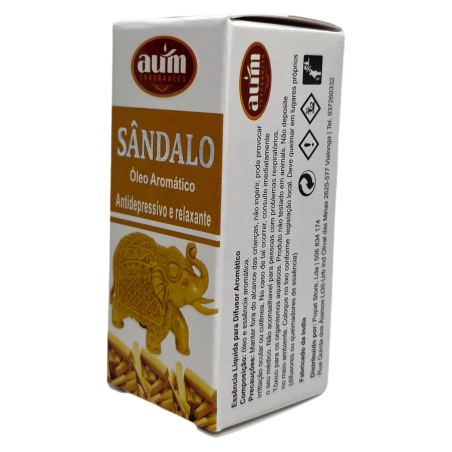 Sandelholz-Duftöl AUM FRAGRANCES Antidepressivum und entspannend 10ml.
