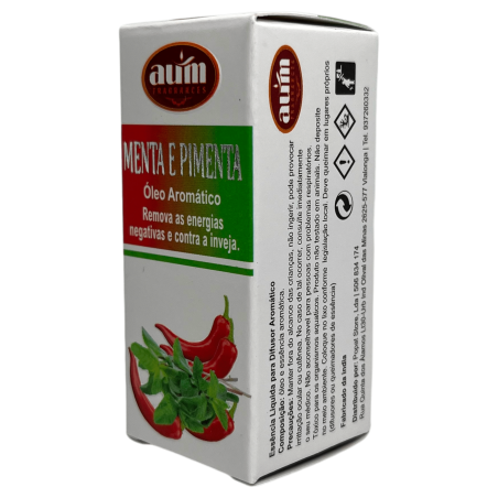 Mint and Pepper Fragrance Oil AUM FRAGRANCES Removes negative energies and against envy 10ml.