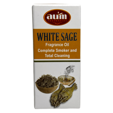 Weißer Salbei Duftöl AUM FRAGRANCES Complete Smoker und Total Energy Cleansing 10ml.