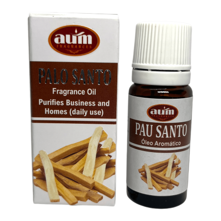 Aceite de Fragancia Palo Santo AUM FRAGRANCES Purificación Hogar y Negocio 10ml.
