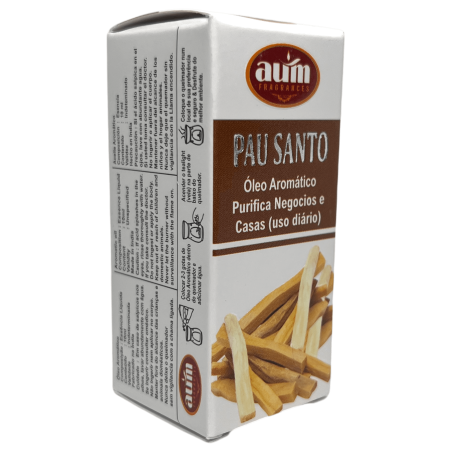 Aceite de Fragancia Palo Santo AUM FRAGRANCES Purificación Hogar y Negocio 10ml.