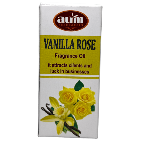 AUM FRAGRANCES L'olio profumato alla vaniglia rosa attira i clienti e la fortuna negli affari 10 ml.