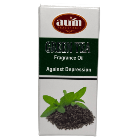 Huile parfumée au thé vert AUM FRAGRANCES thé vert contre les dépressions 10ml.