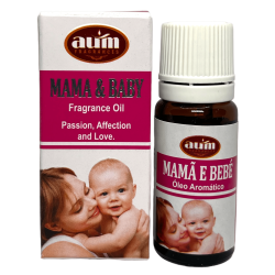 Óleo Fragrância Mãe e Bebê AUM FRAGRANCES...