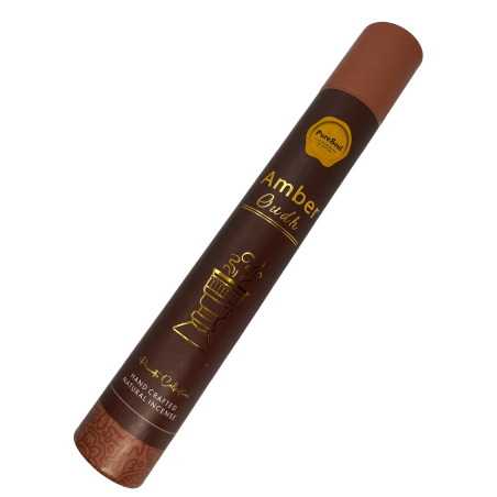 Encens Ambré Oudh Pure Soul AUM Fragrances - Encens indien artisanal de haute qualité - 25gr.