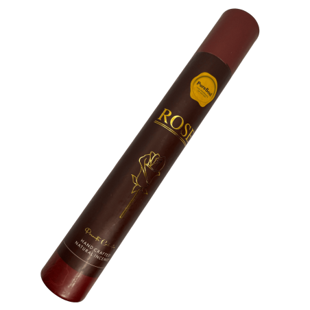 Pure Soul AUM Fragrances Rose Roses Encens - Encens indien artisanal de haute qualité - 25gr.