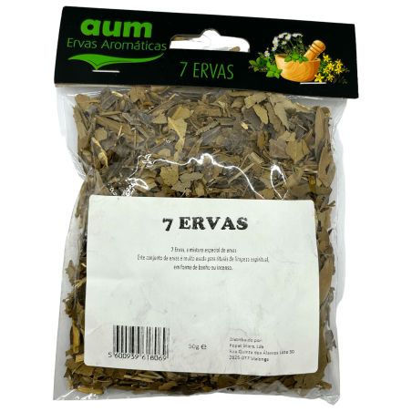 Ört 7 örter AUM Dofter 50gr. - Läka känslor, eliminera negativa energier och locka till sig tur och positivitet