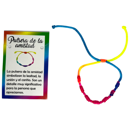 Pulsera 7 Nudos Amistad - HOSTENATURA Lealtad, Unión y Cariño