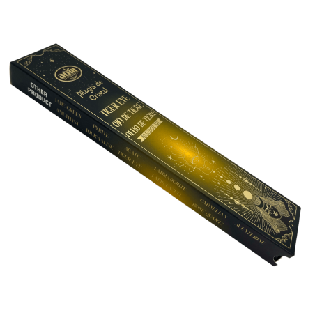Tiger's Eye Magic Crystal Incense Aum Fragrances - Incense with Tiger's Eye Crystal Box - 20gr.