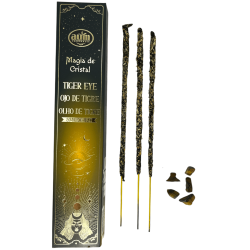 Tiger's Eye Cene Crystal Magic Aum Fragrances -...