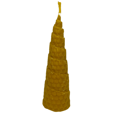 Spiral Honigkerze Natürliches Bienenwachs - 10x3cm