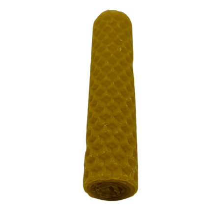 Candela al miele e cera d'api naturale - 10x2cm - 25gr.