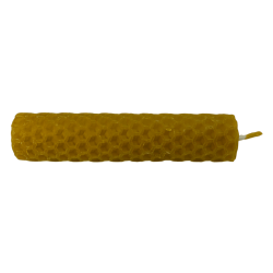 Vela de cera de abelha natural com mel - 10x2cm - 25gr.