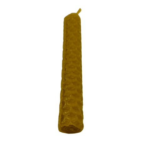 Natuurlijke bijenwas honingkaars - 10x1cm - 15gr.
