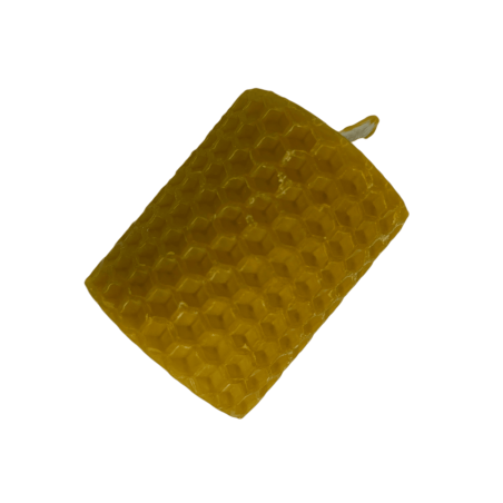Vela de Miel Redonda Cera de Abeja Natural - 5x5cm