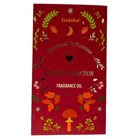Óleo Fragrância Amor e Atração GOLOKA Infusões Espirituais Amor e Atração 10ml.