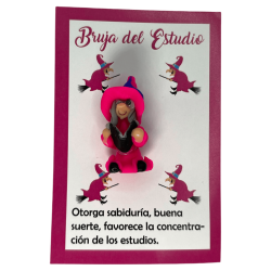 Bruxa do Estudo - Amuleto Esotérico HOSTENATURA...