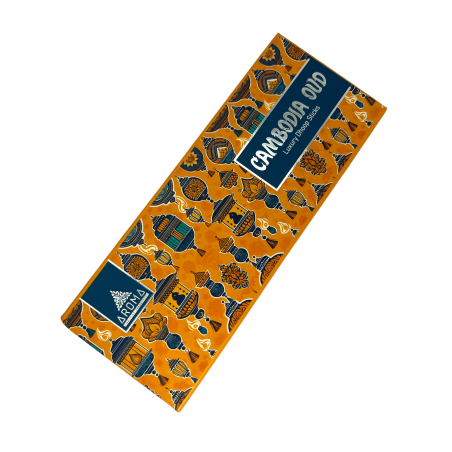 Encens Dhoop OUD AROMA Fragrances Cambodia Oud Luxury Dhoop Sticks - Encens tibetà 15 barretes en capseta regal