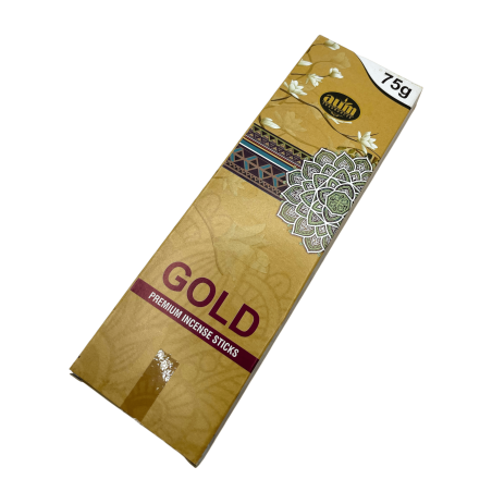 Encens Premium Gold AUM Parfums GOLD Premium Bâtonnets d’encens 75gr.
