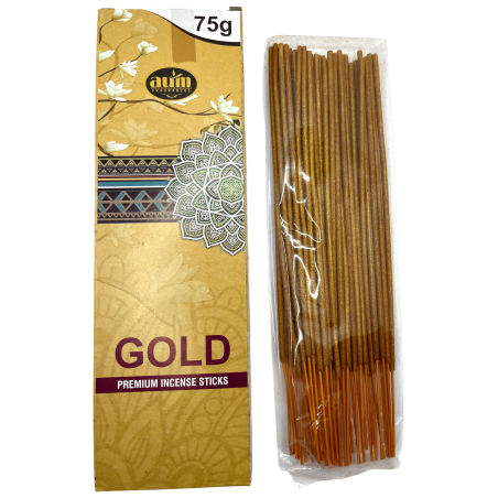 Premium Gold Kadzidełka AUM Fragrances GOLD Premium Kadzidełka 75gr.