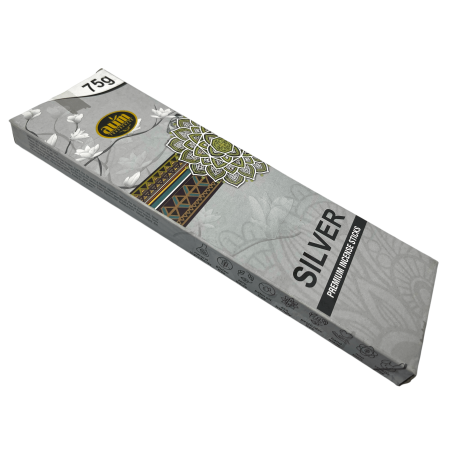 Incienso Premium Plata AUM Fragrances SILVER Premium Incense Sticks 75gr.